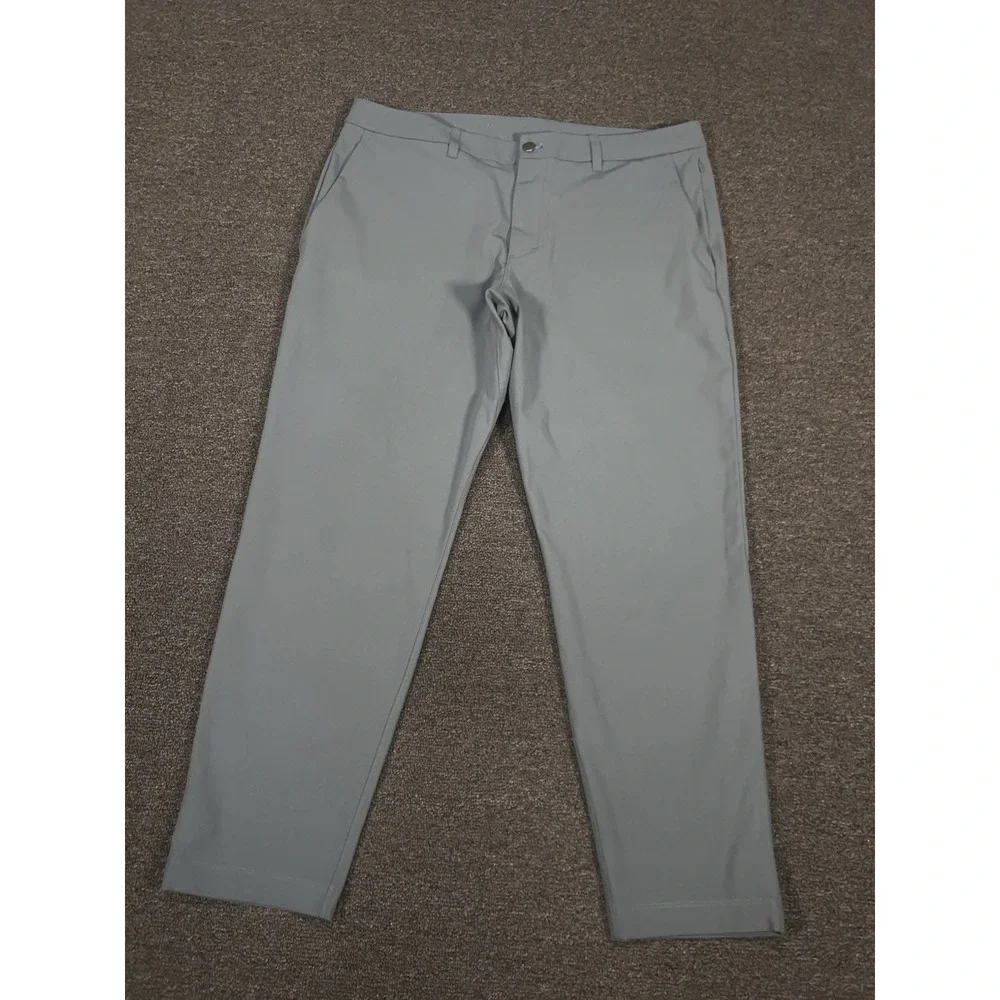 Lululemon ABC Classic‎ Fit 5 Pocket Pants Men's 38 (Fits 39) Gray Warpstreme